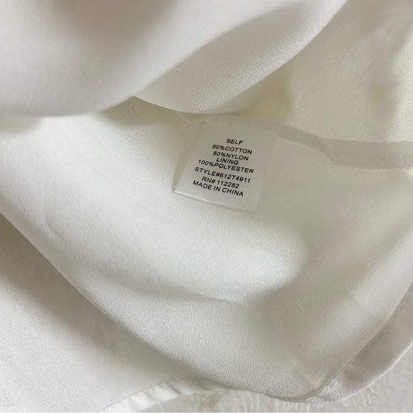 New Anthro Greylin Cassis Lace Top Ivory XS - Picture 12 of 14